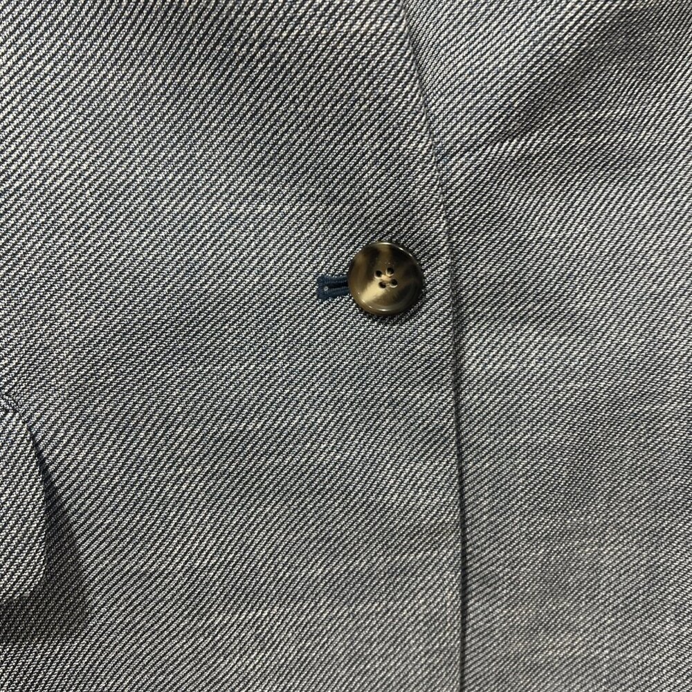 DKNY Blazer Women 12Blue Jacket Coat‎ Career Preppy One Button Lined NEW - Picture 3 of 15